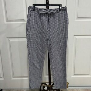 Nine West Navy and White Patterned Chinos